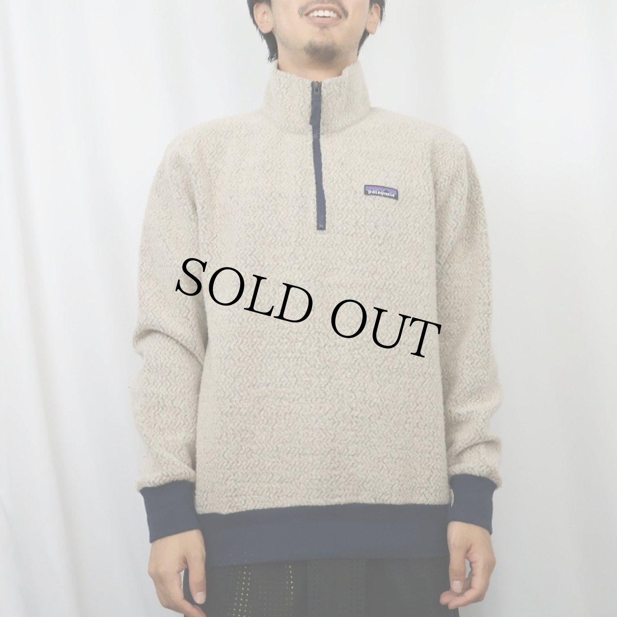 画像2: 2018AW Patagonia ハーフジップ フリースジャケット M (2)