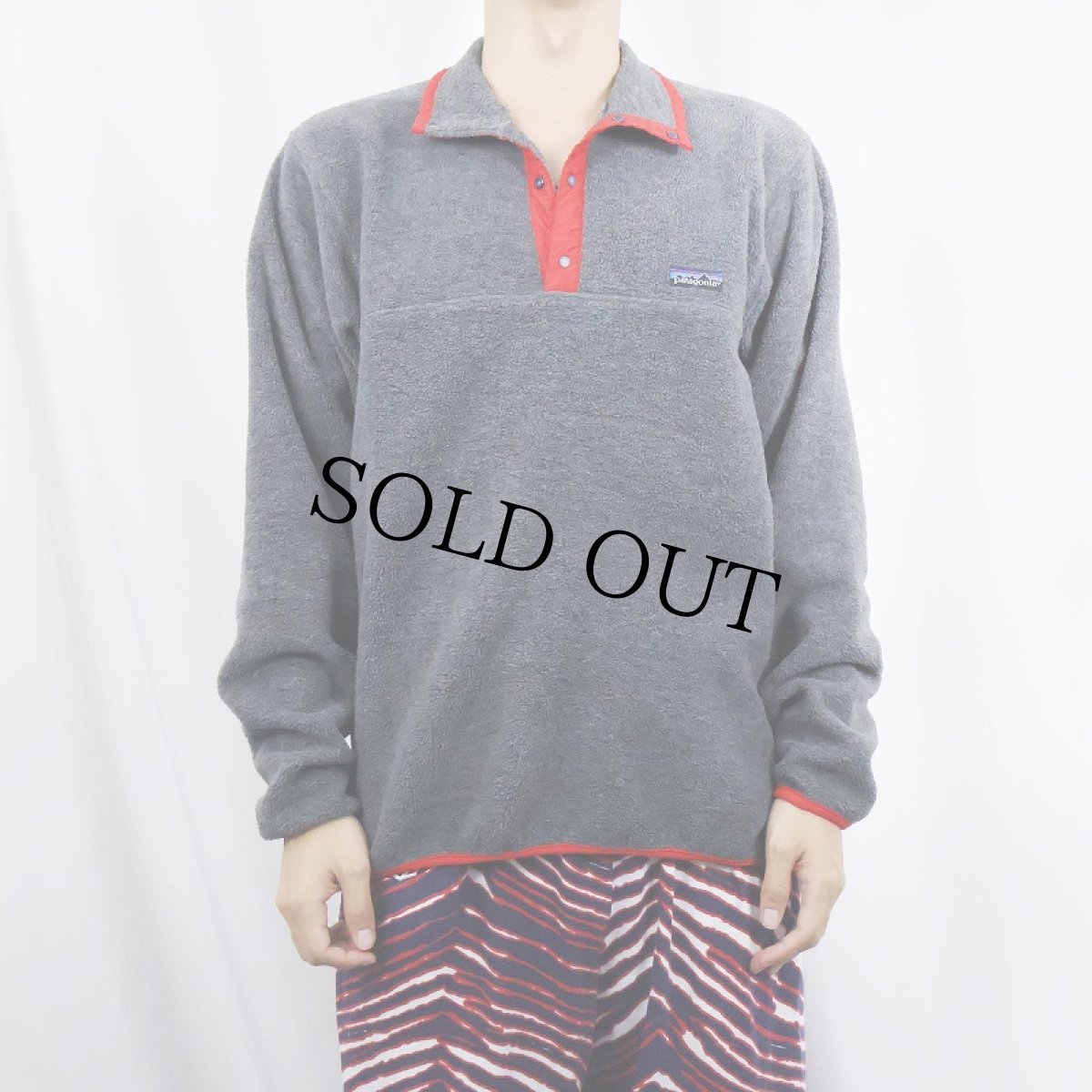 画像2: 80〜90's Patagonia USA製 スナップT 初期型 L (2)