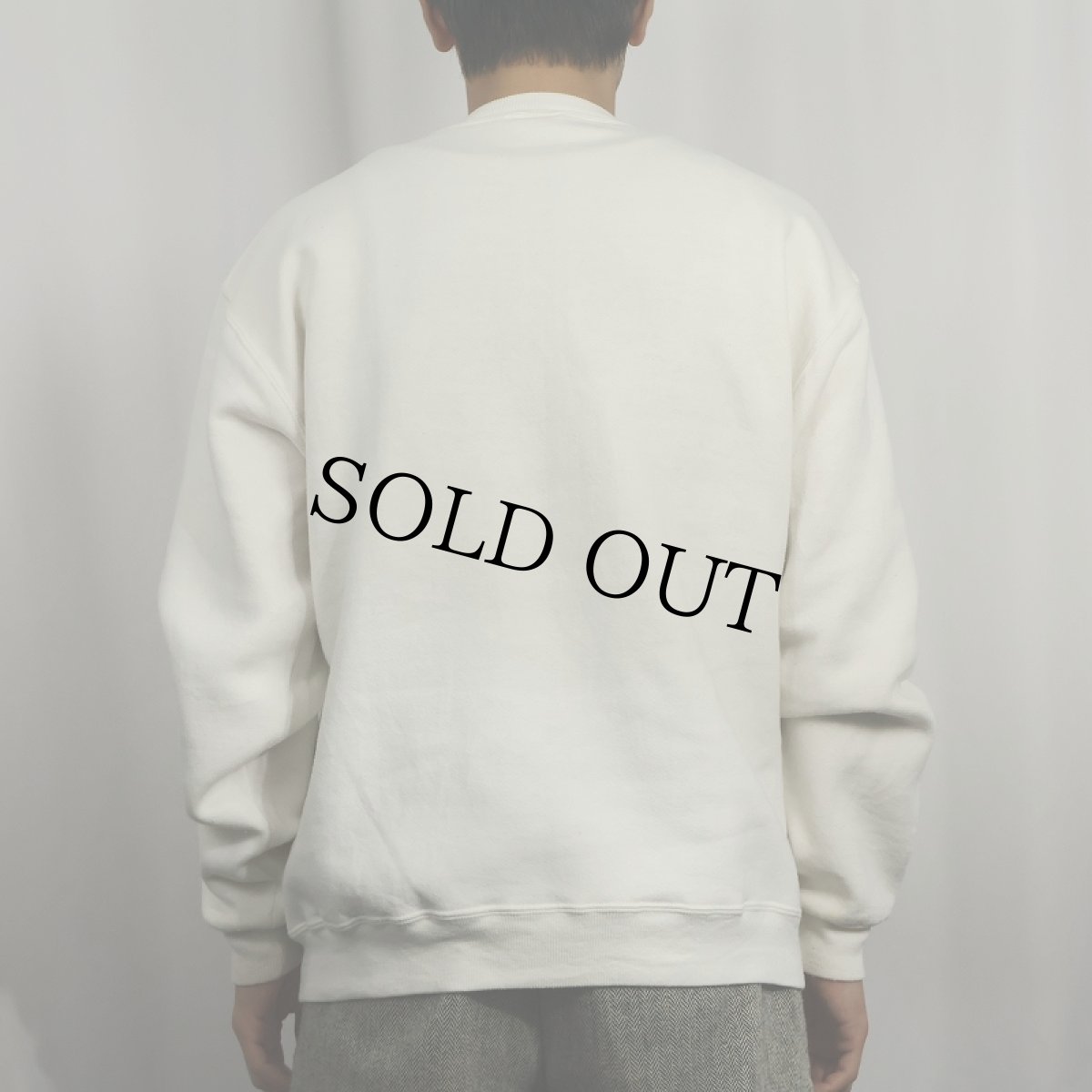 画像3: 80's RUSSELL ATHLETIC USA製 前V "TEXAS" プリントスウェット L (3)