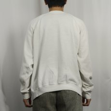 画像3: 90's Tultex "MICHIGAN STATE" 前V プリントスウェット XL (3)