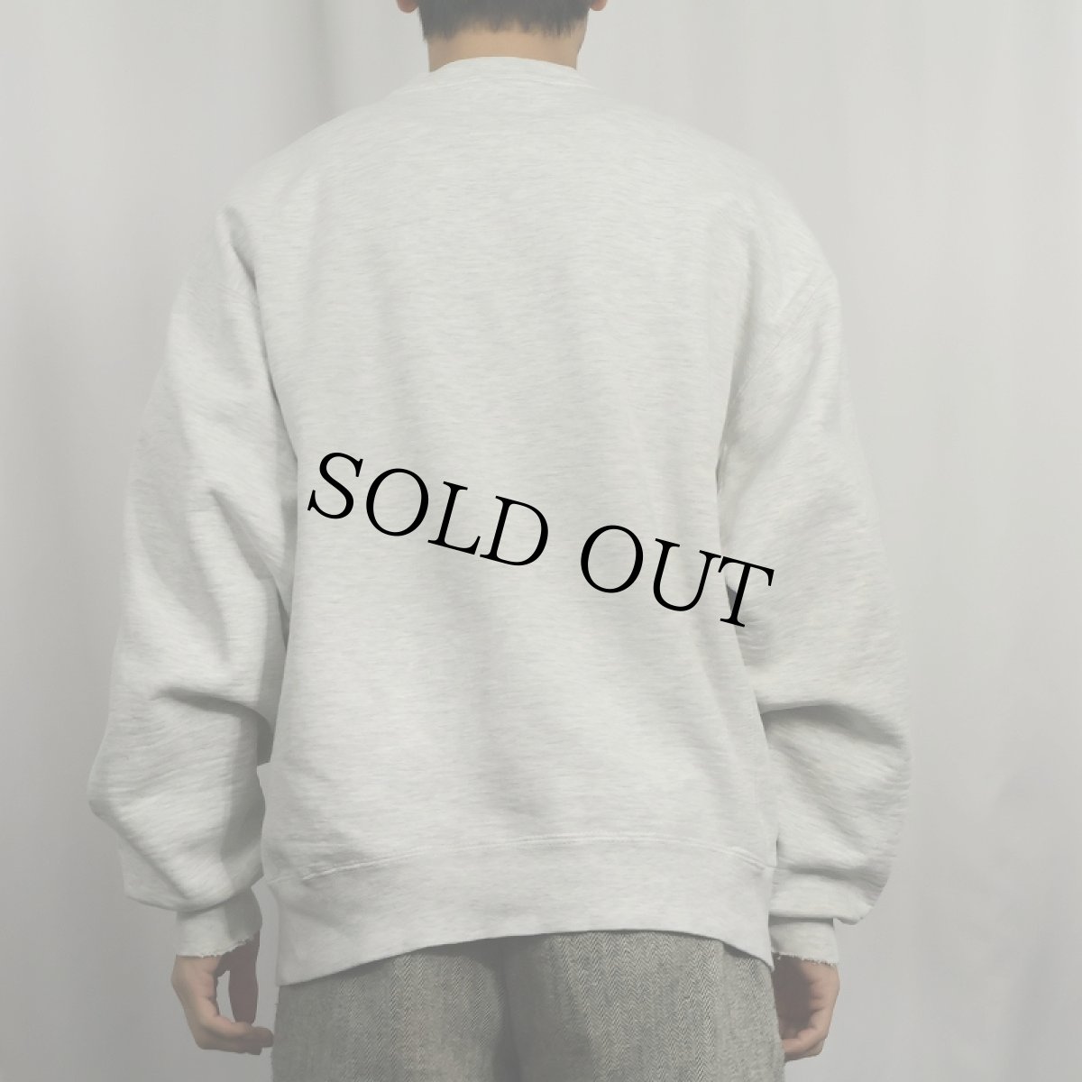 画像3: 90's RUSSELL ATHLETIC "PRO COTTON" USA製  前V プリントスウェット M (3)