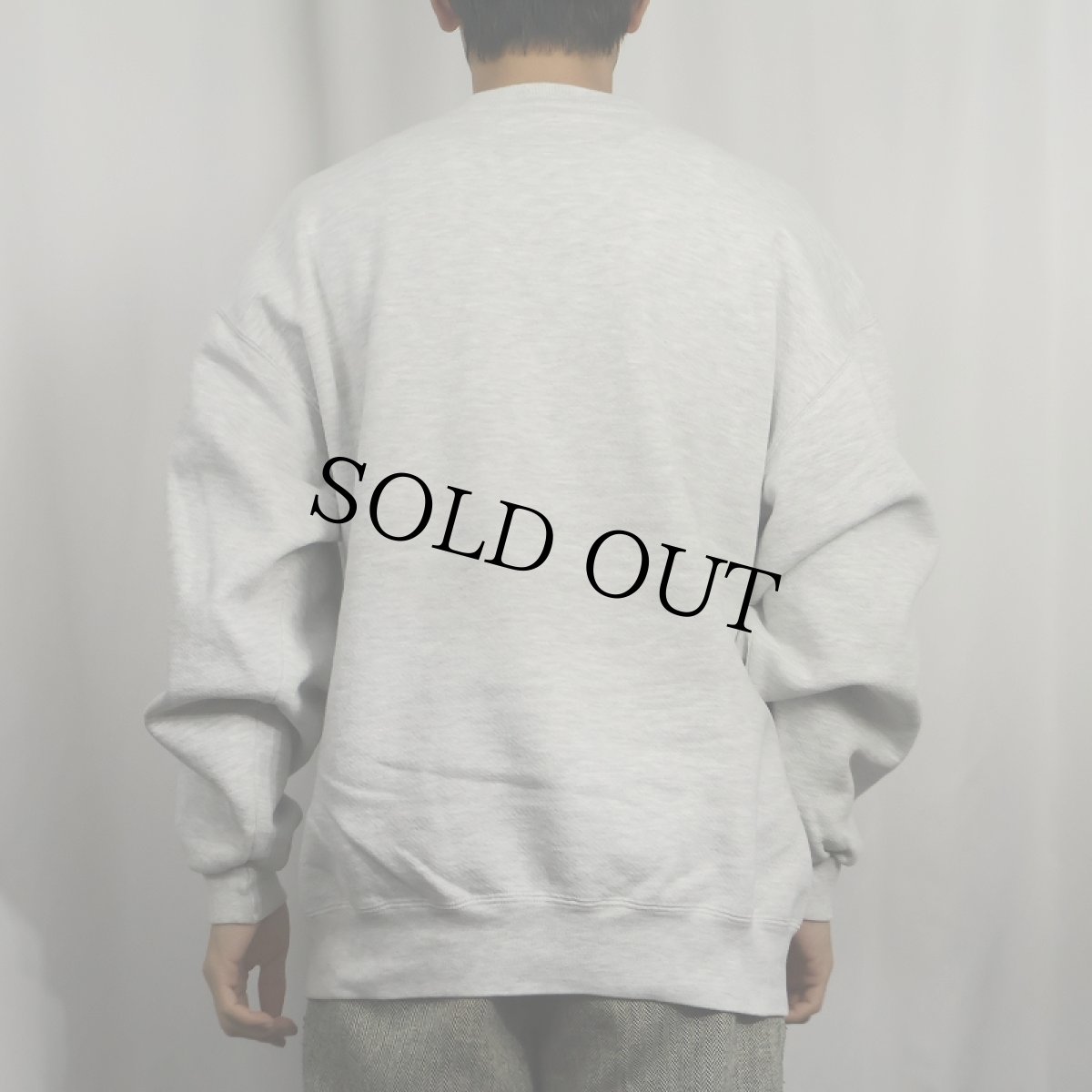 画像3: 90's RUSSELL ATHLETIC "HIGH COTTON" USA製  前V プリントスウェット XL (3)