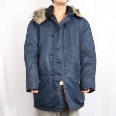 画像2: 70〜80's LAND-N-LAKES "N-3B TYPE" フライトジャケット (2)