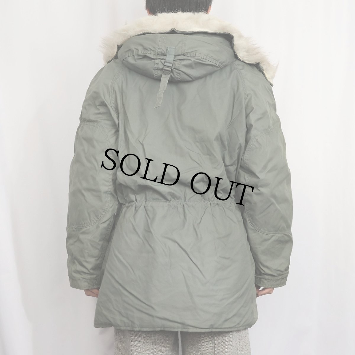 画像3: 80's U.S.AIR FORCE N-3B フライトジャケット SMALL (3)