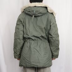 画像3: 80's U.S.AIR FORCE N-3B フライトジャケット SMALL (3)