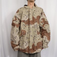 画像2: 90's U.S.ARMY チョコチップカモ ケミカルプロテクティブジャケット X-LARGE (2)