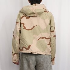 画像3: 2000's U.S.ARMY デザートカモ ケミカルプロテクティブパーカー SMALL/SHORT (3)