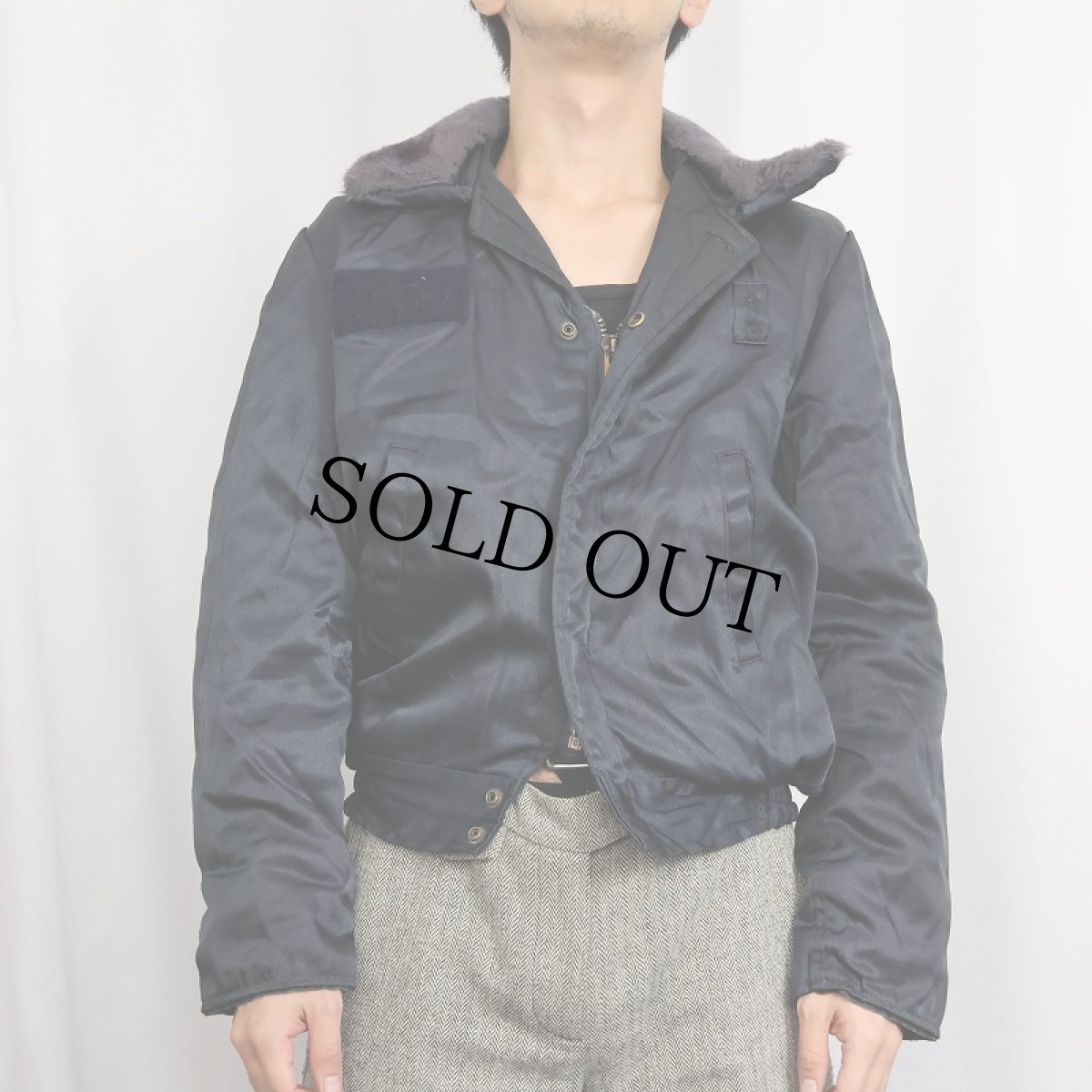 画像2: 70's CWU-46/P SECURITY POLICE COLD WEATHER JACKET 36REGULAR (2)