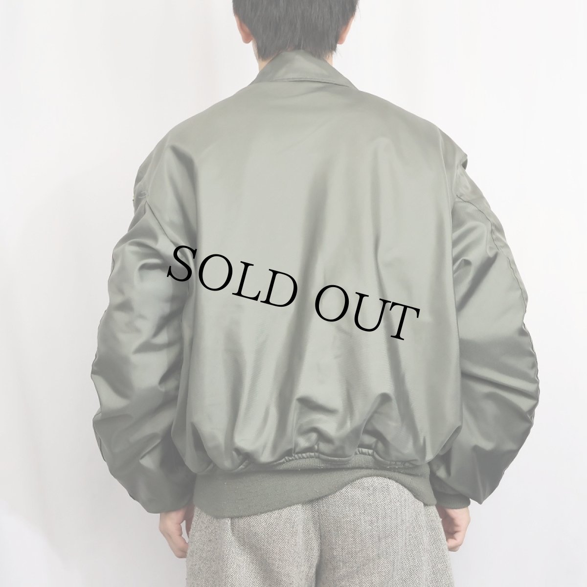 画像3: 80〜90's U.S.AIR FORCE CWU-45/P パッチ付き フライトジャケット X-LARGE (3)