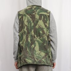 画像3: 70〜80's リザードカモ柄 ハンティングベスト (3)