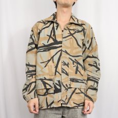 画像2: 80's sticks n' limbs USA製 枝カモ ハンティングジャケット S (2)