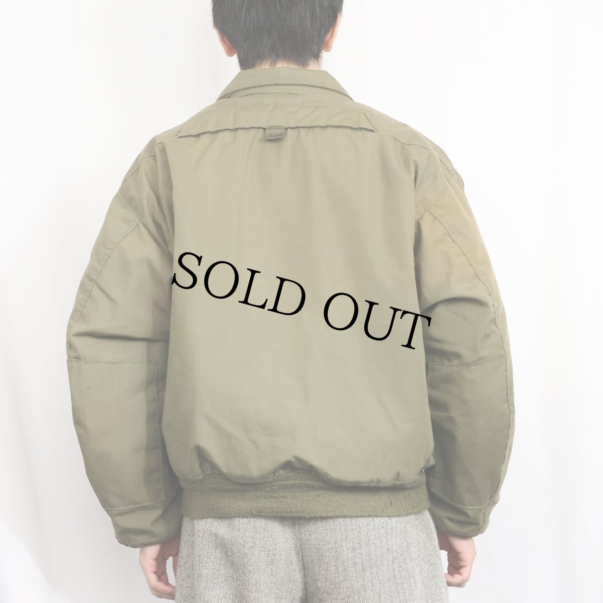 画像3: 民間品 90's ALPHA INDUSTRIES CVC タンカースジャケット X-LARGE SHORT (3)