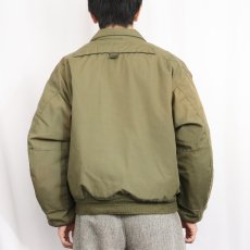 画像3: 民間品 90's ALPHA INDUSTRIES CVC タンカースジャケット X-LARGE SHORT (3)