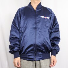 画像3: 80's "FLYING TIGERS" スーベニアジャケット NAVY L (3)