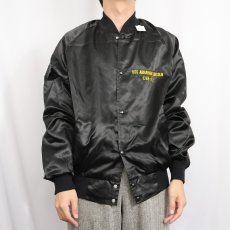 画像3: 80's USA製 "USS ABRAHAM LINCOLN CVN-72" スーベニアジャケット BLACK L (3)