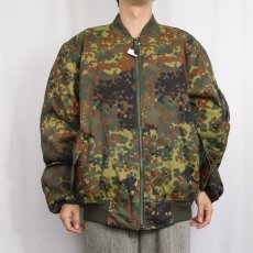 画像3: MA-1 TYPE フレクターカモ柄 フライトジャケット XX-LARGE (3)