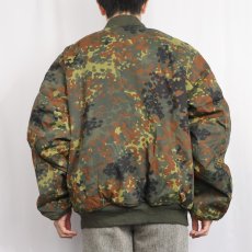 画像4: MA-1 TYPE フレクターカモ柄 フライトジャケット XX-LARGE (4)