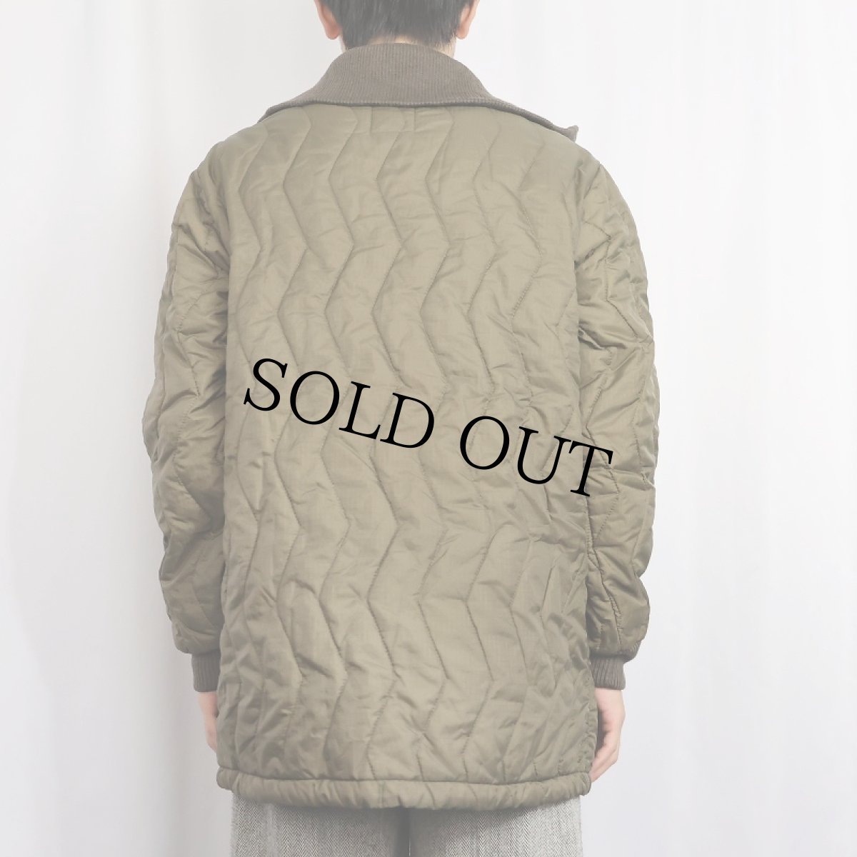 画像3: 90's ドイツ軍 キルティングジャケット (3)