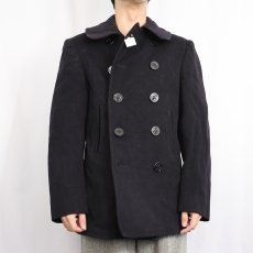 画像2: 40's U.S.NAVY 10ボタン Pコート (2)