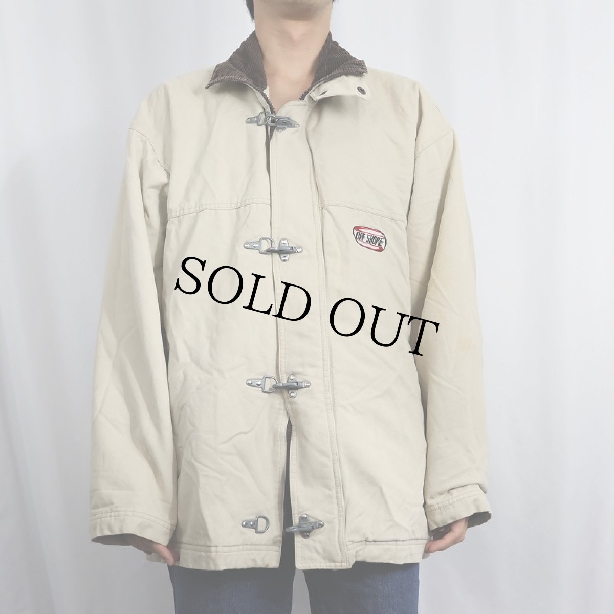 画像2: OFF SHORE 中綿入り ファイヤーマンジャケット XL (2)