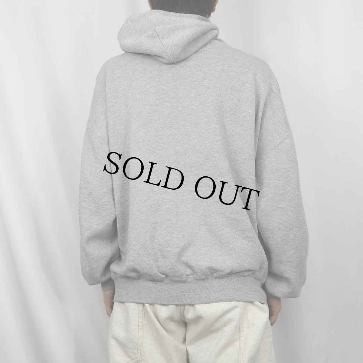 画像3: 90's RUSSELL ATHLETIC USA製 無地スウェットフーディー XXL (3)