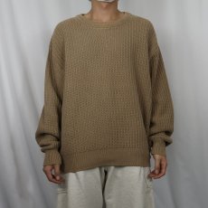 画像2: 90's ST JOHN'S BAY コットンニットセーター XL (2)