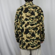 画像3: 70's Woolrich USA製 ダックハンターカモ柄 シャモアクロスシャツ L (3)
