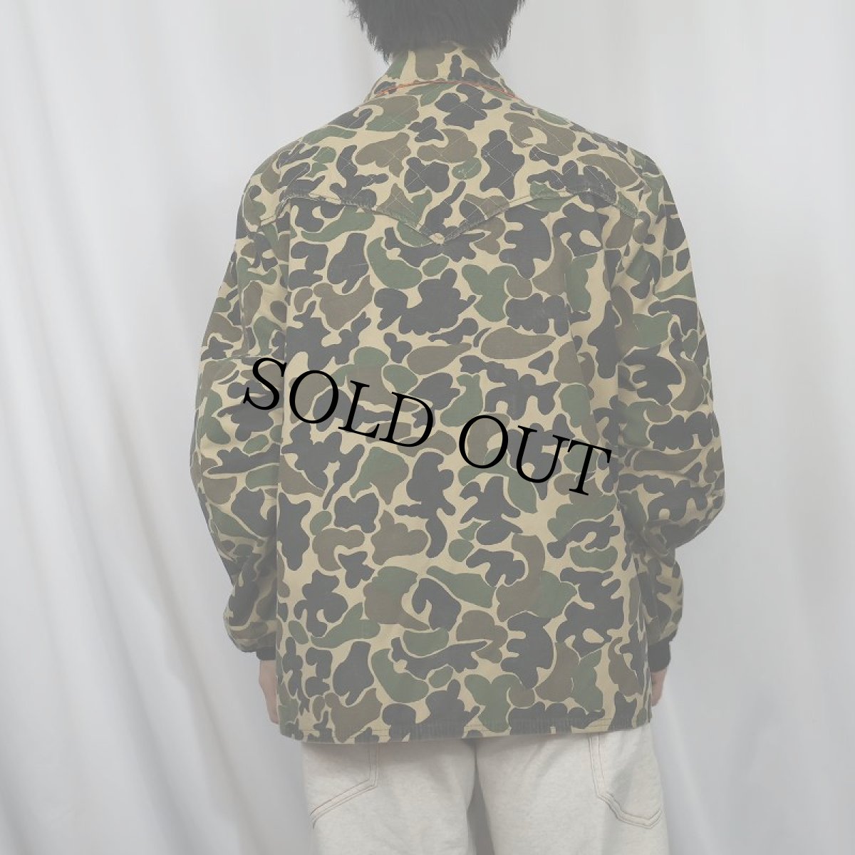 画像3: 70's Monterey Club SPORTSWEAR USA製 ダックハンターカモ柄 リバーシブルジャケット SIZE42 (3)