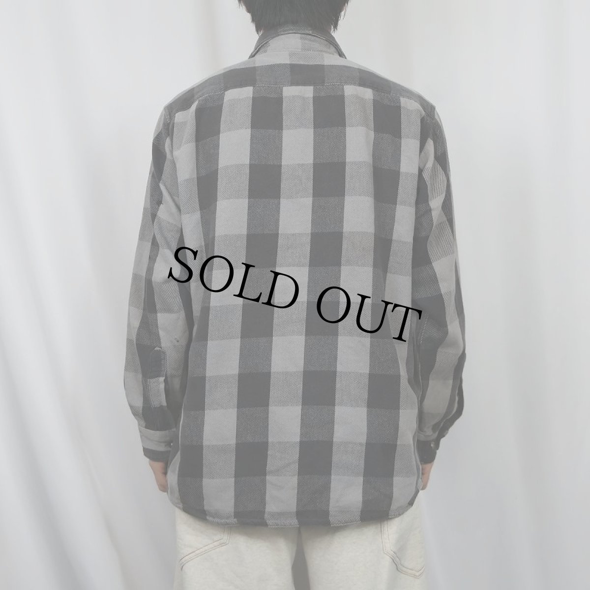 画像3: 90's FIELD MASTER バッファローチェック柄 ネルシャツ L (3)