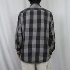 画像3: 90's FIELD MASTER バッファローチェック柄 ネルシャツ L (3)