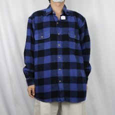 画像2: FIELD&STREAM バッファローチェック柄 ヘビーネルシャツ XL (2)