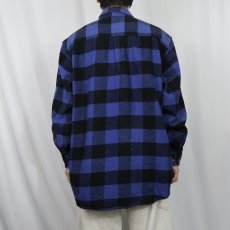 画像3: FIELD&STREAM バッファローチェック柄 ヘビーネルシャツ XL (3)