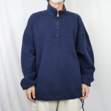 画像2: 90's RUSSELL ATHLETIC USA製 ハーフジップスウェット XL (2)