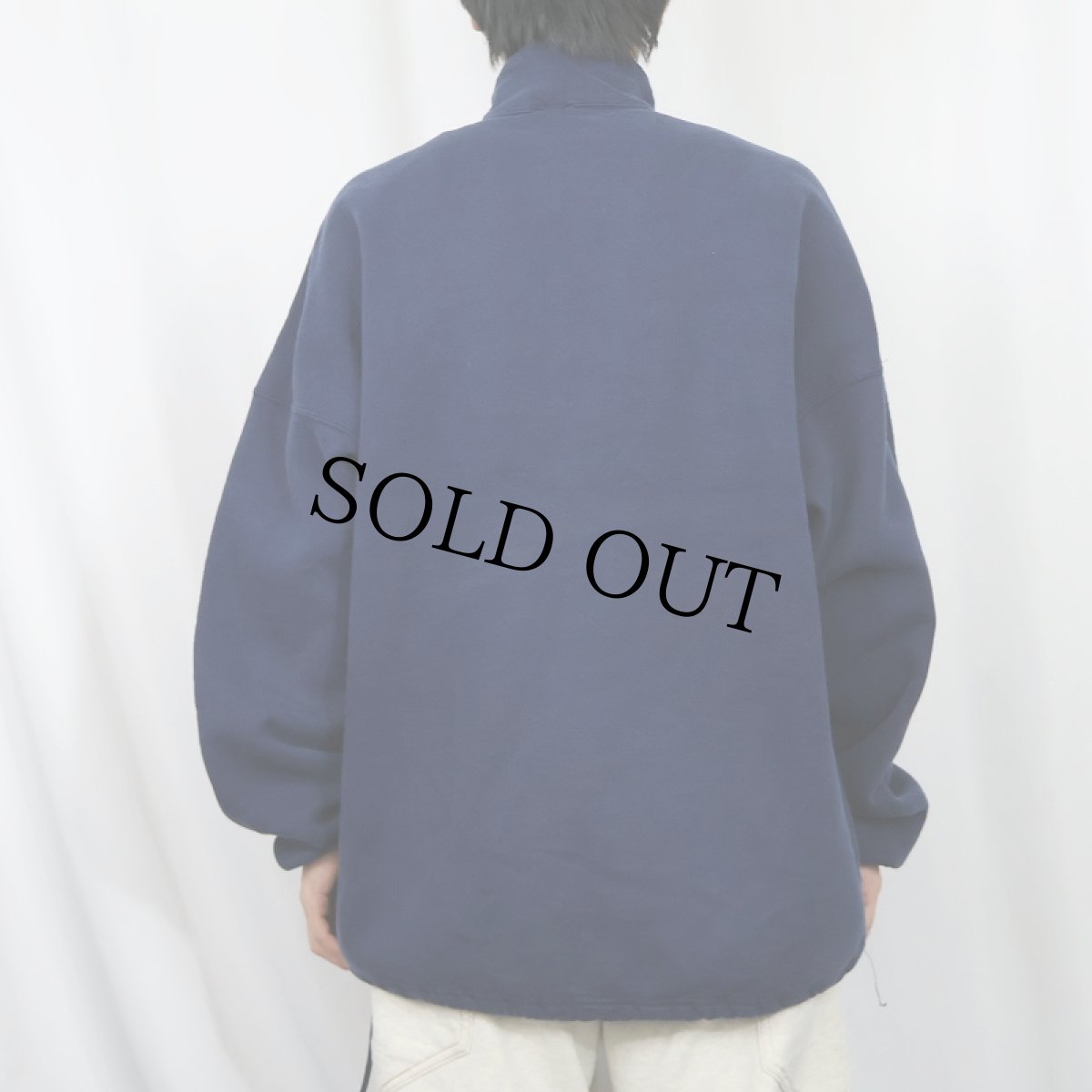 画像3: 90's RUSSELL ATHLETIC USA製 ハーフジップスウェット XL (3)