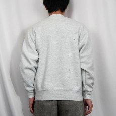 画像3: 90's FRUIT OF THE LOOM USA製 "HEAVY" ロゴプリントスウェット M (3)