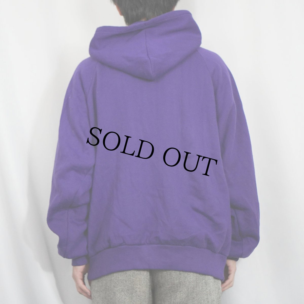 画像3: 80〜90's 裏サーマル スウェットジップパーカー (3)