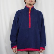 画像2: 90's GAP "ARCTIC LIGHT FLEECE" ハーフジップ フリースジャケット L (2)