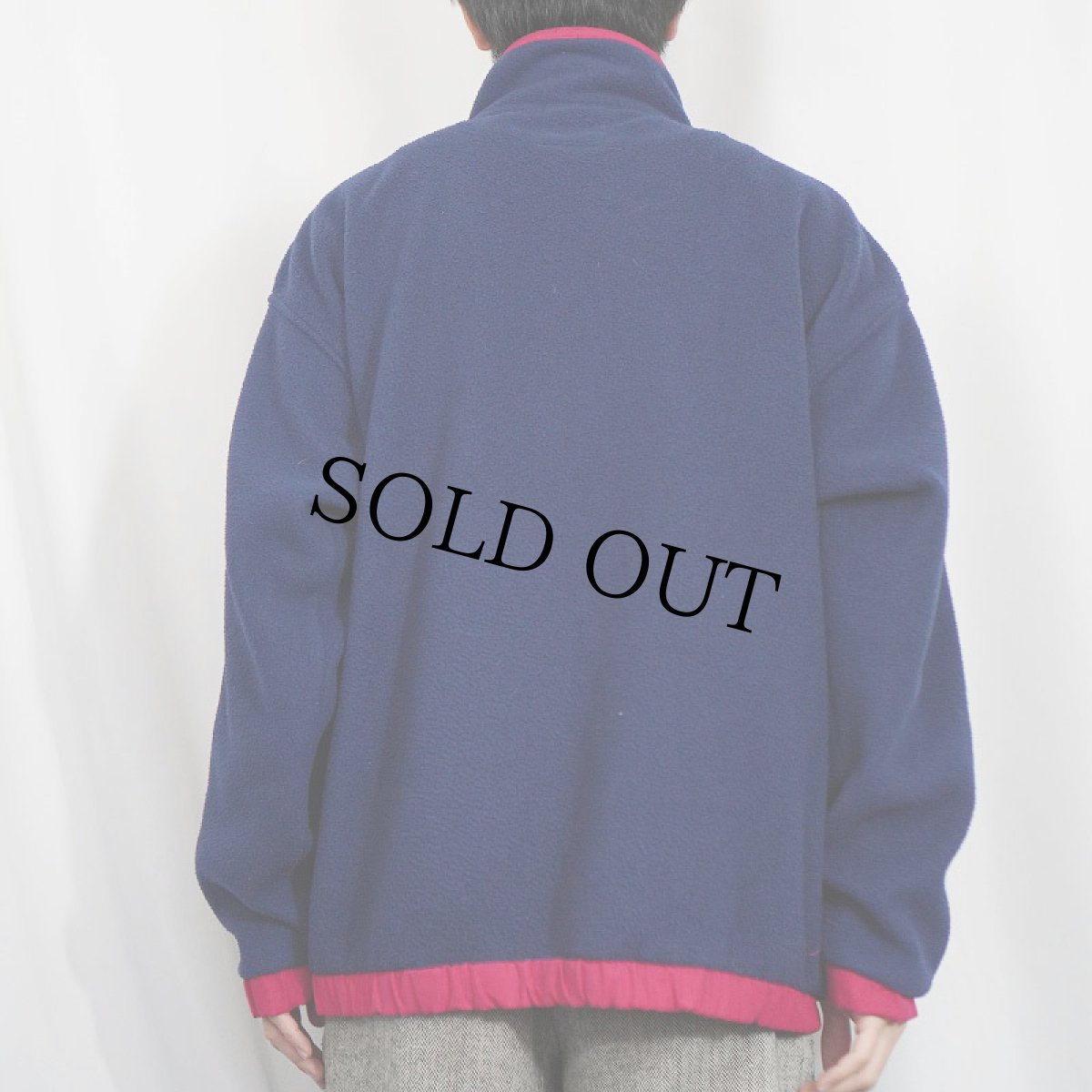 画像3: 90's GAP "ARCTIC LIGHT FLEECE" ハーフジップ フリースジャケット L (3)