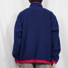 画像3: 90's GAP "ARCTIC LIGHT FLEECE" ハーフジップ フリースジャケット L (3)