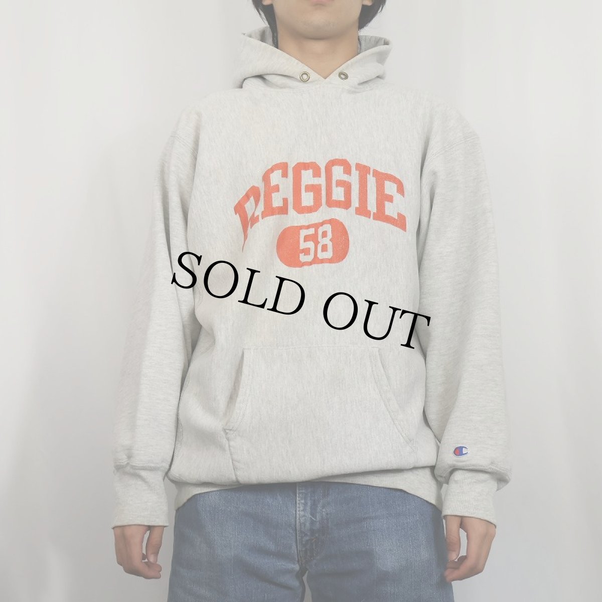 画像2: 80's Champion REVERSE WEAVE USA製 トリコタグ "REGGIE" スウェットフーディー XXL (2)