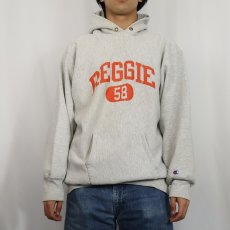 画像2: 80's Champion REVERSE WEAVE USA製 トリコタグ "REGGIE" スウェットフーディー XXL (2)