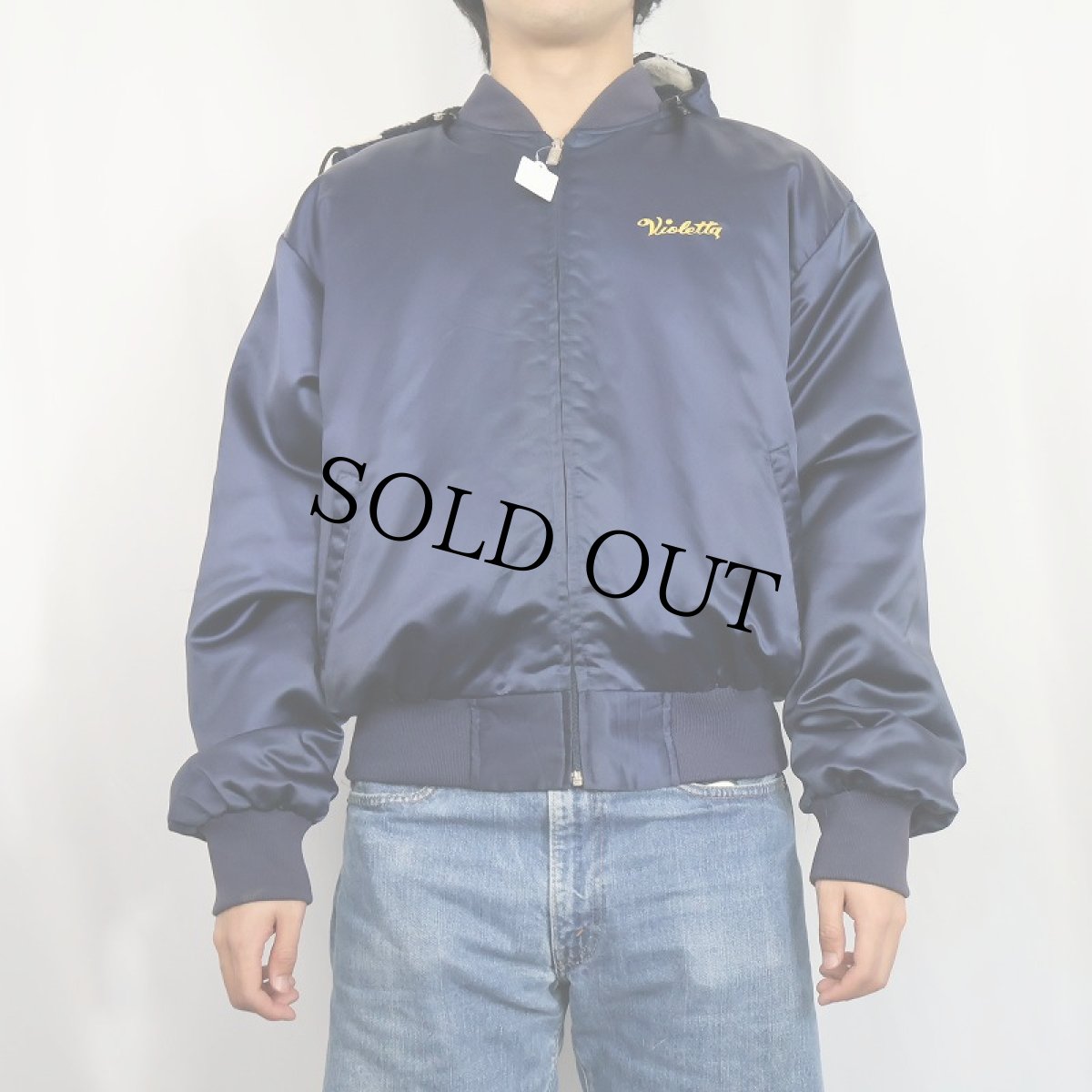 画像2: 80's KOREA スーベニアジャケット (2)