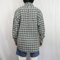画像3: Ralph Lauren "BLAIRE" チェック柄 ボタンダウンネルシャツ L (3)