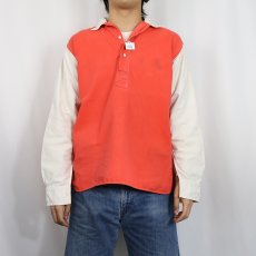 画像2: 50〜60's UMBRO ENGLAND製 マチ付き 2トーン ホッケーシャツ M (2)