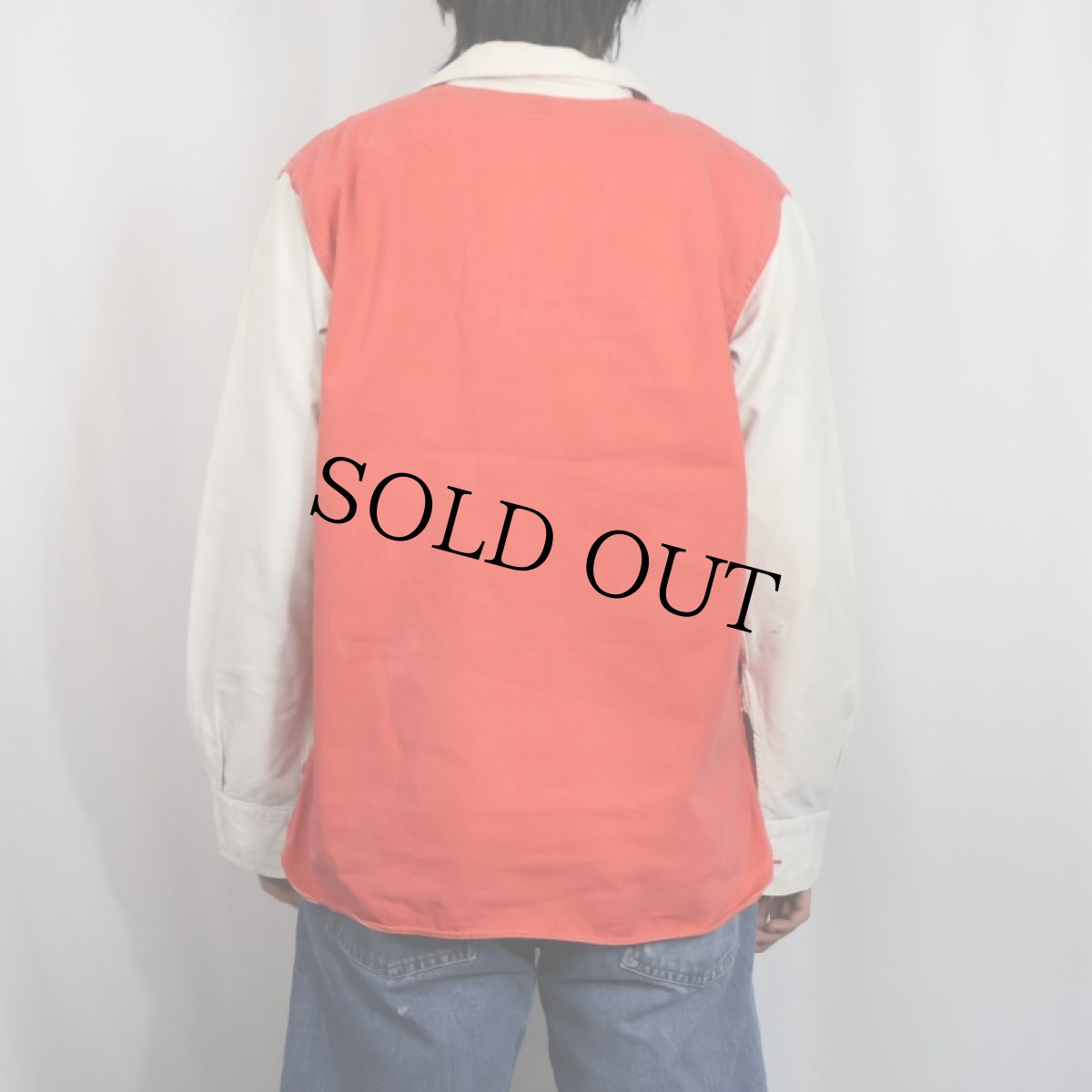 画像5: 50〜60's UMBRO ENGLAND製 マチ付き 2トーン ホッケーシャツ M (5)