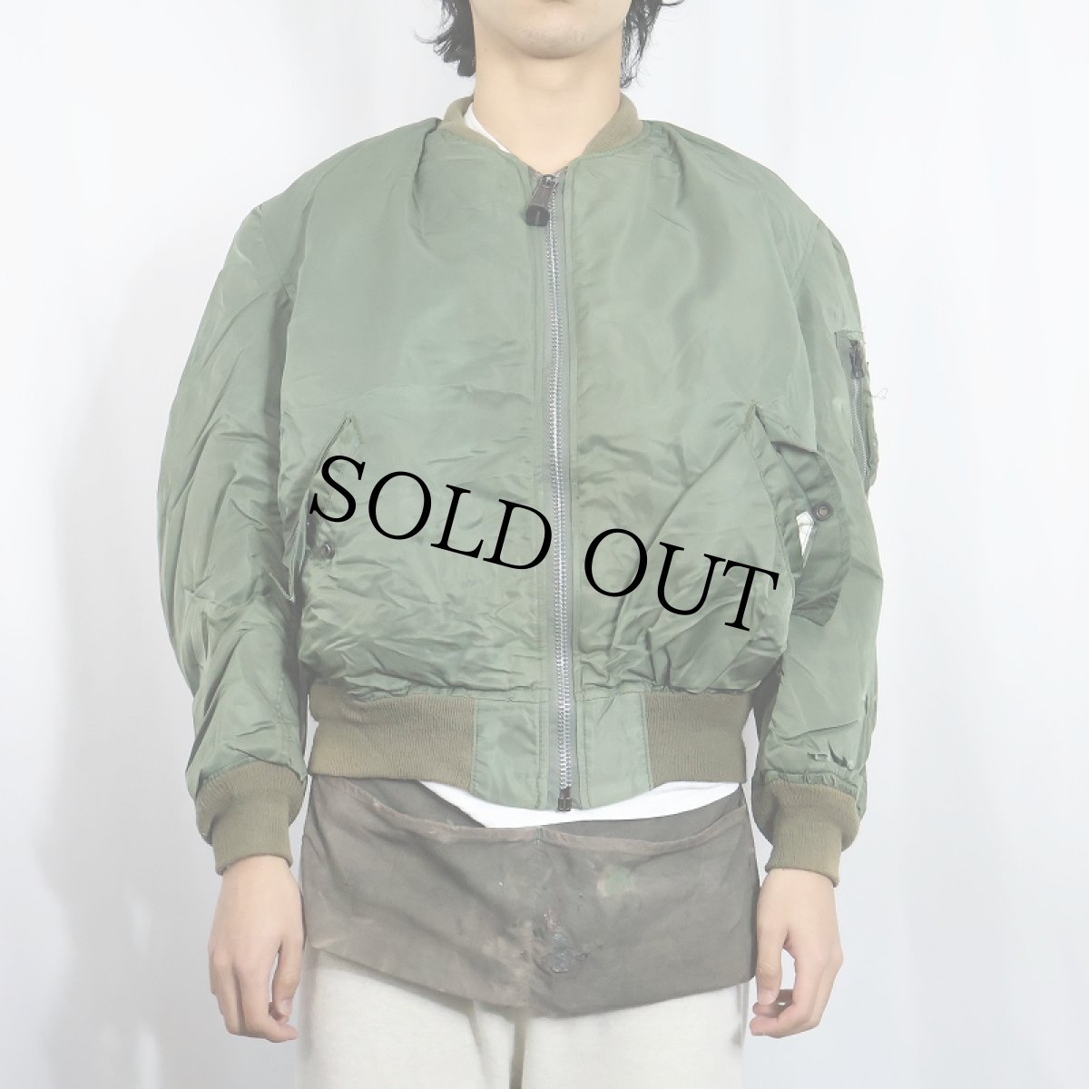 画像2: 2000's 民間品 "MA-1 TYPE" フライトジャケット MEDIUM (2)