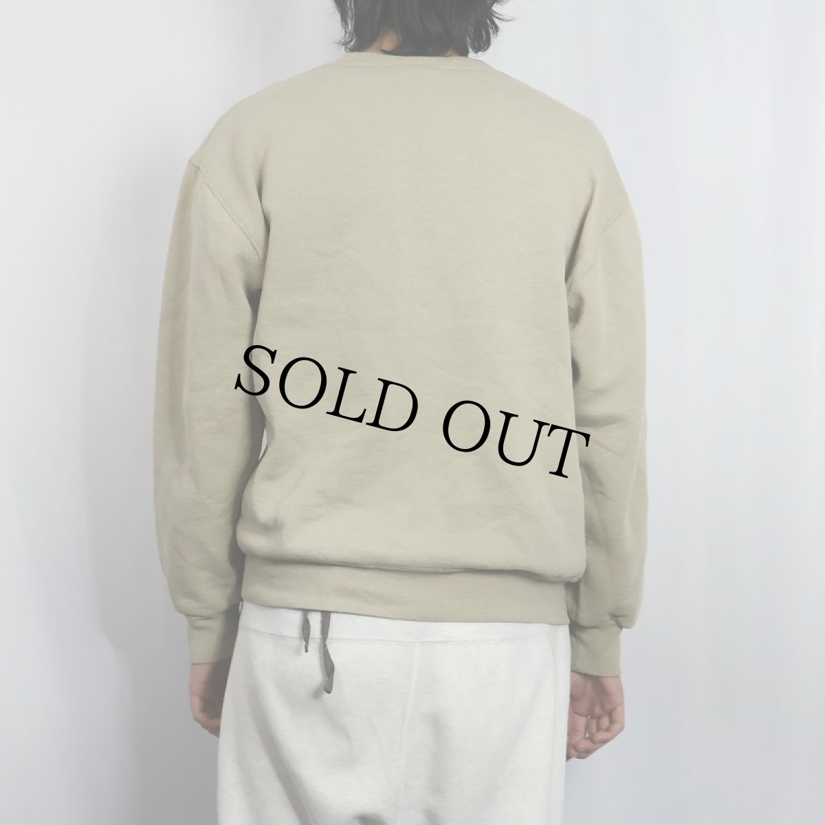 画像3: 90's RUSSELL ATHLETIC USA製 前V 無地スウェット M (3)