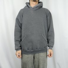 画像2: 90's RUSSELL ATHLETIC USA製 無地スウェットフーディー XL (2)