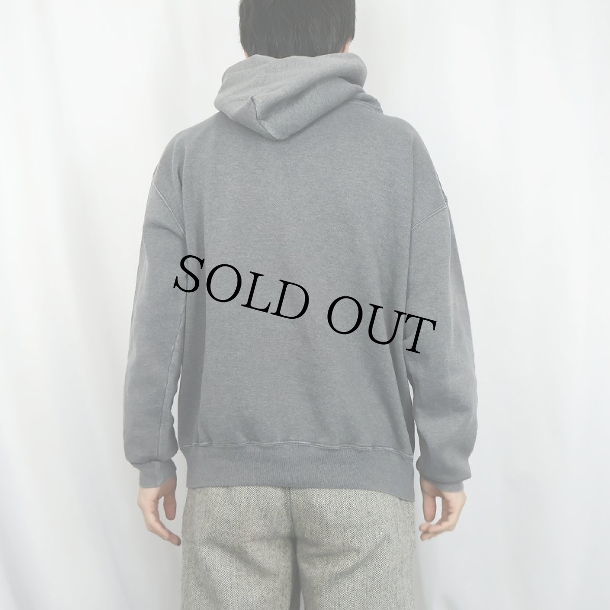 画像3: 90's RUSSELL ATHLETIC USA製 無地スウェットフーディー XL (3)