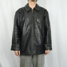 画像2: レザージャケット BLACK (2)